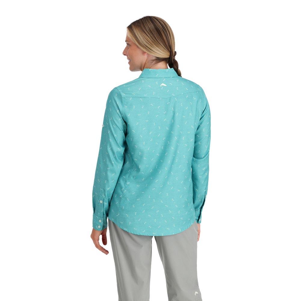 Simms Isle Shirt Women's in Dragonfly Gulf Blue